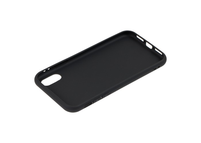 Чехол для iPhone Xr Smoothy print черно-красный
