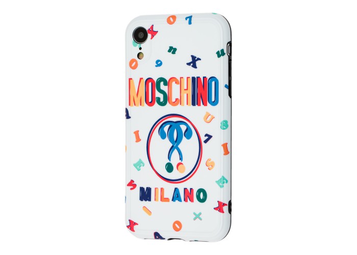 Чехол для iPhone Xr VIP Print moschino белый