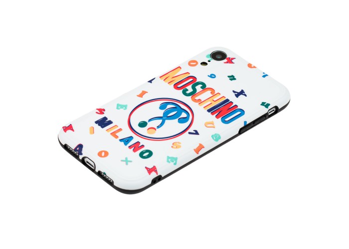 Чехол для iPhone Xr VIP Print moschino белый