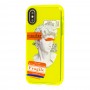 Чехол для iPhone Xs Max Neon print sculpture