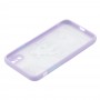 Чехол для iPhone Xs Max Picture shadow matte space nasa / light purple