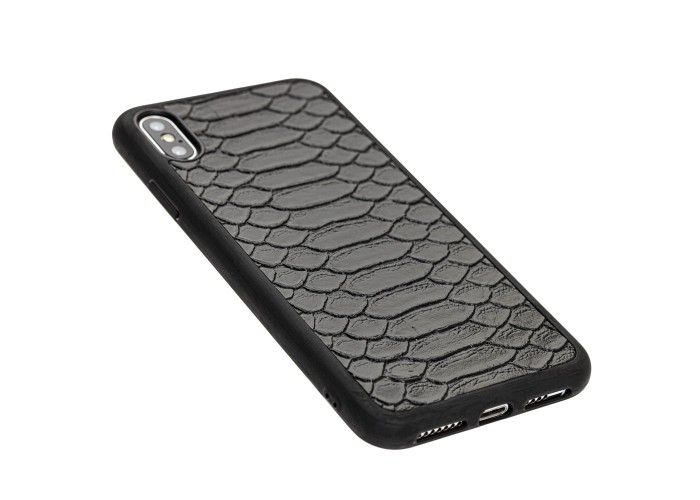 Чехол для iPhone Xs Max Reptile Snake черный