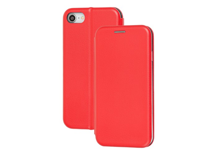 Чехол книжка Premium для iPhone 7 / 8 красный