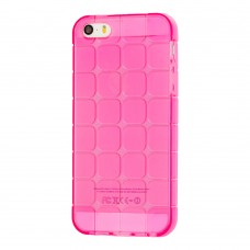 Чехол квадрат для iPhone 5 розовый