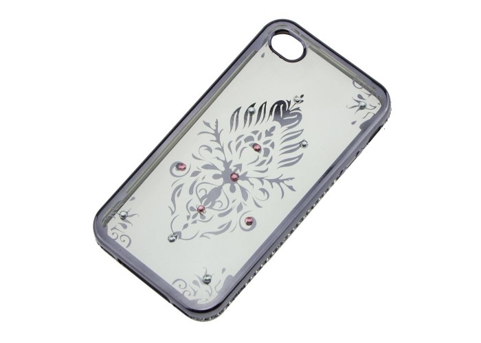 Чехолл для iPhone 5 Kingxbar силиконовый серый герб