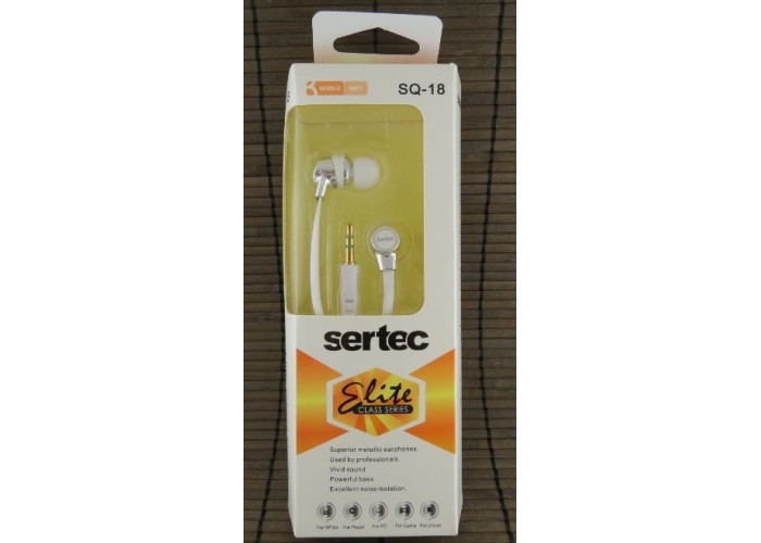 Наушники Sertec SQ-18 Gold/White