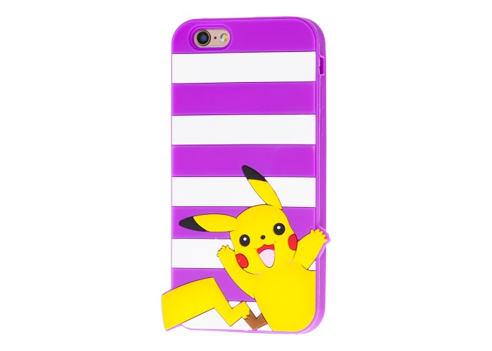 3D чехол Pokemon для iPhone 6 фиолетовый