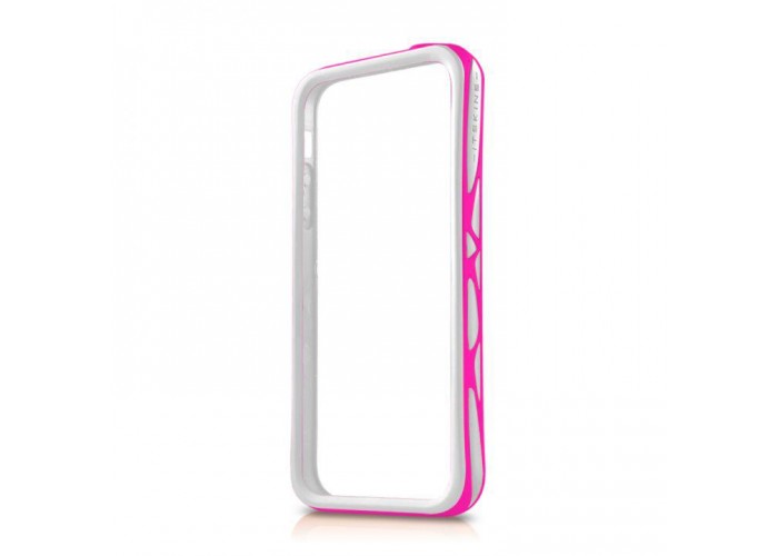Бампер для iPhone 5 Venum white-pink