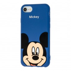 Чехол 3D для iPhone 7 / 8 Disney Mickey Mouse синий