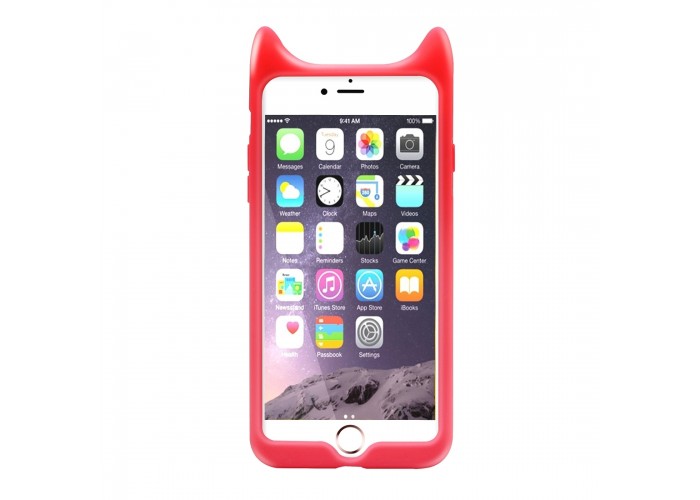 Чехол Baseus для iPhone 7 Plus / 8 Plus Devil Baby красный