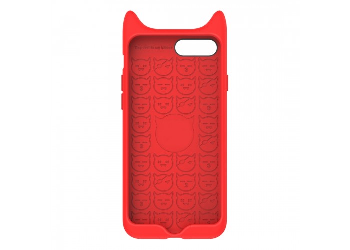 Чехол Baseus для iPhone 7 Plus / 8 Plus Devil Baby красный