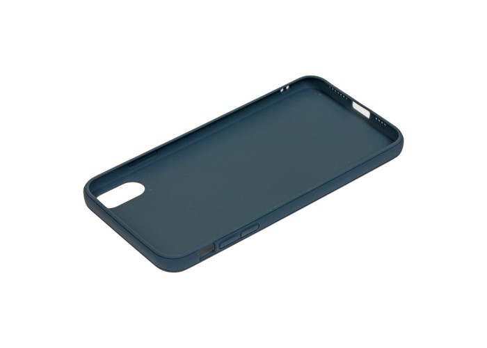Чехол Carbon New для iPhone Xs Max синий