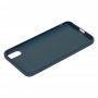 Чехол Carbon New для iPhone Xs Max синий