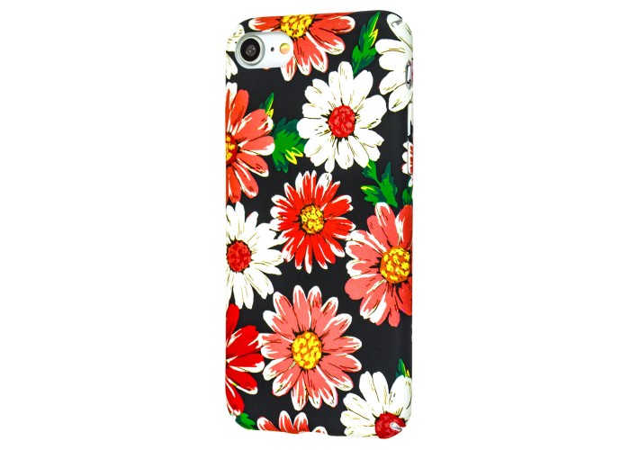 Чехол Ibasi Flowers для iPhone 7 / 8 матовое покрытие ромашки