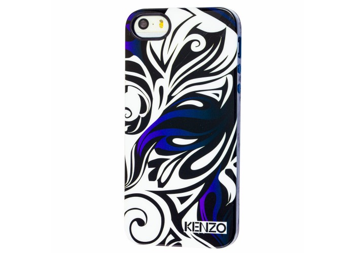 Чехол Kenzo для iPhone 5 с узором черный