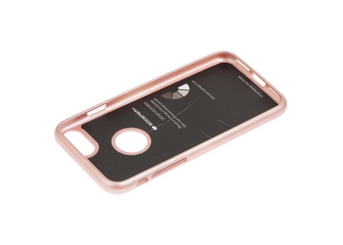 Чехол Mercury iJelly Metal для iPhone 7 / 8 розовое золото