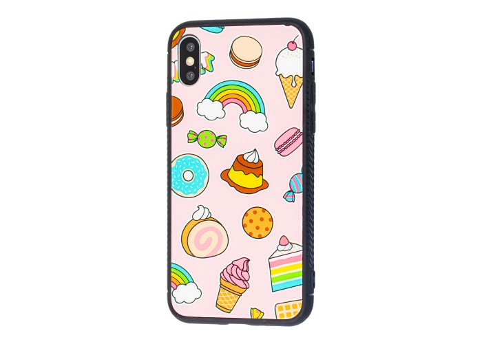 Чехол My style для iPhone X / Xs сладости и радуга