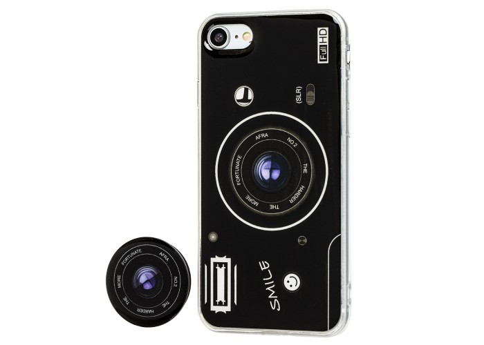 Чехол Photo Popsocket для iPhone 7 / 8 с попсокетом черный