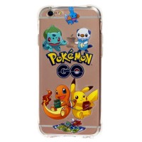 Чехол Pokemon GO для iPhone 6 усиленные углы шесть