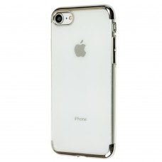 Чехол Shining для iPhone 7 / 8 с окантовкой серебристый