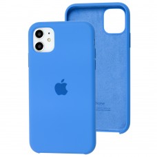 Чехол Silicone для iPhone 11 Premium case surf blue