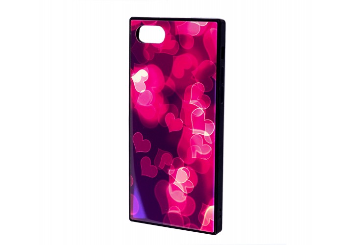 Чехол YCT для iPhone 7 / 8  прямоугольный розовый 