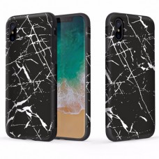 Чехол для Apple iPhone X / Xs Rock Origin Textured marble черный