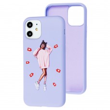 Чехол для iPhone 11 Art case светло-фиолетовый