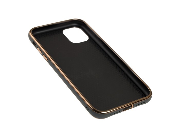 Чехол для iPhone 11 Glass Premium темно-серый