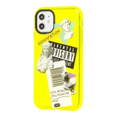 Чехол для iPhone 11 Neon print antique