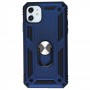 Чехол для iPhone 11 Serge Ring ударопрочный синий