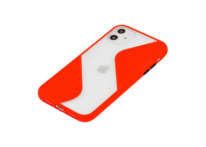 Чехол для iPhone 11 Totu wave красный