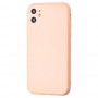Чехол для iPhone 11 glass LV персиковый