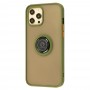Чехол для iPhone 12 Pro Max LikGus Edging Ring оливковый