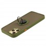Чехол для iPhone 12 Pro Max LikGus Edging Ring оливковый
