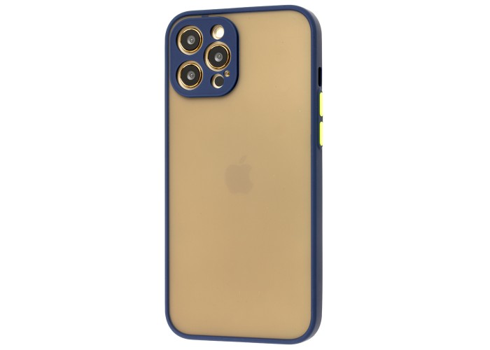 Чехол для iPhone 12 Pro Max LikGus Totu camera protect синий