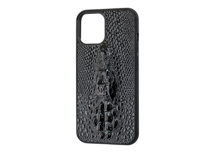 Чехол для iPhone 12 Pro Max Reptile Cayman черный