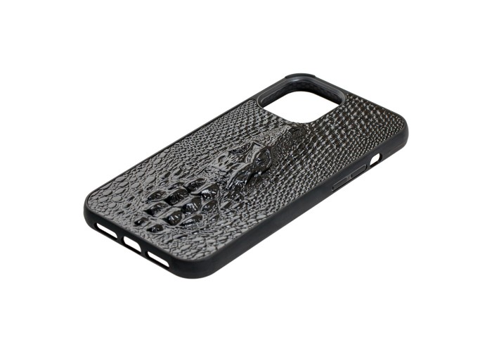 Чехол для iPhone 12 Pro Max Reptile Cayman черный