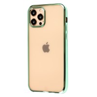 Чехол для iPhone 12 / 12 Pro Glossy edging зеленый
