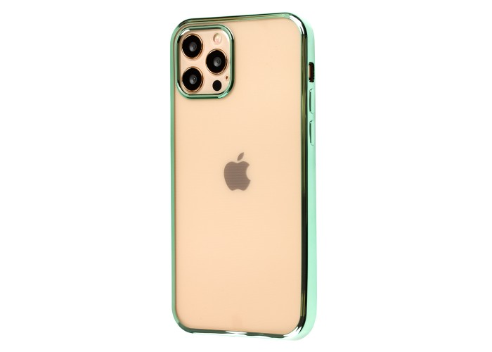 Чехол для iPhone 12 / 12 Pro Glossy edging зеленый