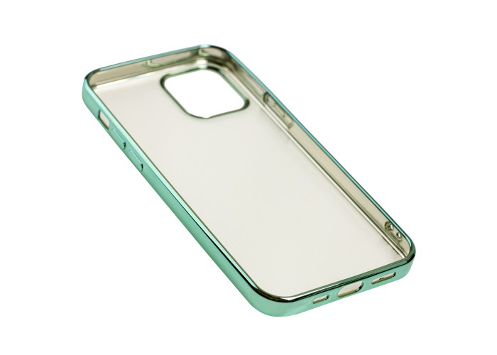 Чехол для iPhone 12 / 12 Pro Glossy edging зеленый
