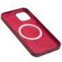 Чехол для iPhone 12 / 12 Pro MagSafe Silicone Full Size plum