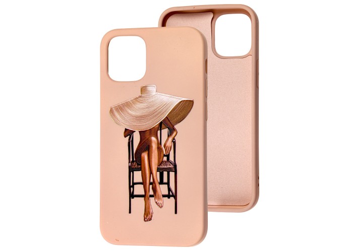 Чехол для iPhone 12 mini Art case розовый песок