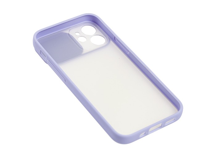 Чехол для iPhone 12 mini LikGus Camshield camera protect сиреневый