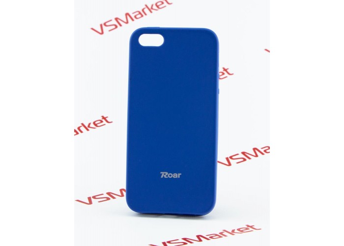 Чехол для iPhone 5 All Day силиконовый синий