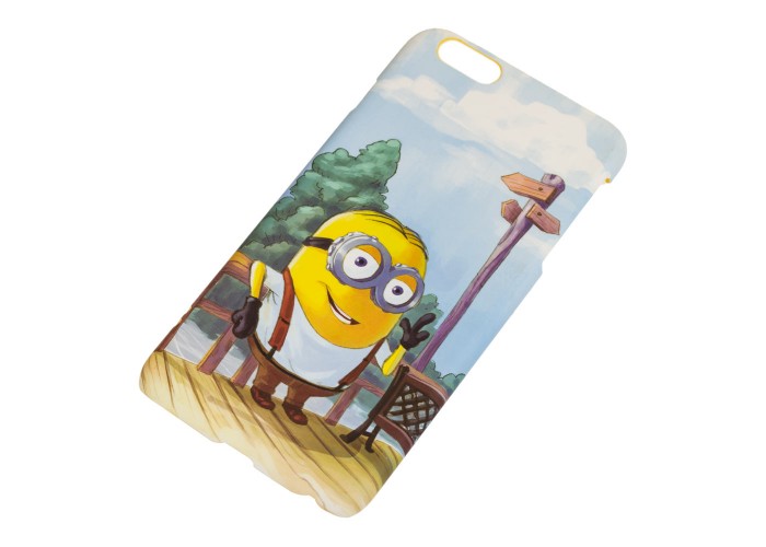 Чехол для iPhone 6 Plus Minions Soft Touch 