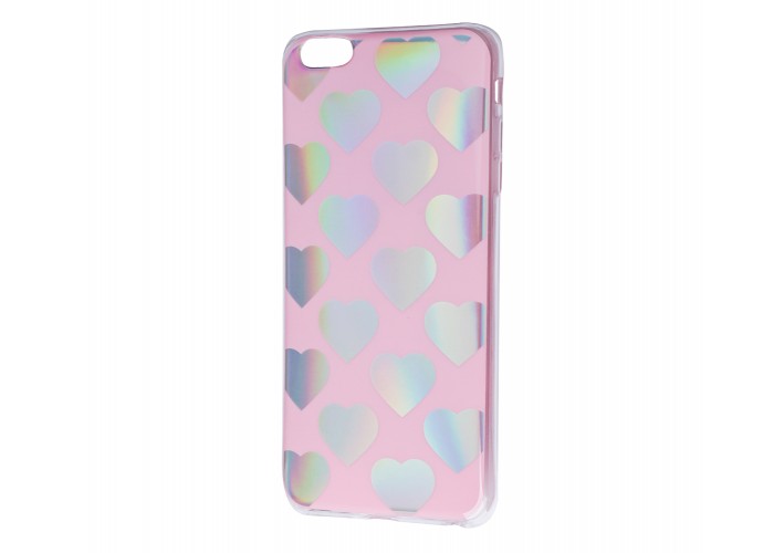 Чехол для iPhone 6 Plus Pearl Heart розовый