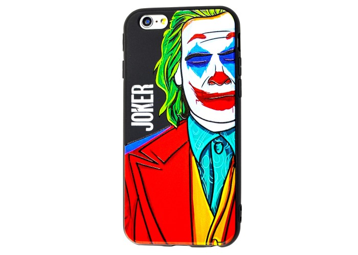 Чехол для iPhone 6 / 6s Joker Scary Face red