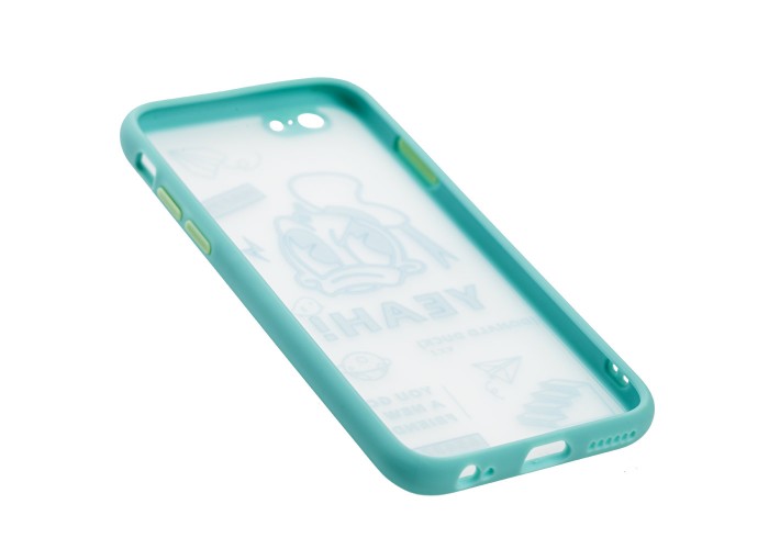 Чехол для iPhone 6 / 6s Picture shadow matte Donald Duck бирюзовый