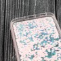 Чехол для iPhone 6 блестки вода светло розовый